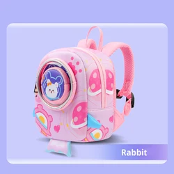 Spaceship rocket Children School bag Kids 3D cute soft anti-lost Backpack bags for boys daycare students school