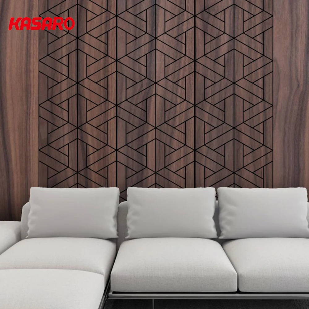 Factory wholesale indoor wall and ceiling decorative soundproofing wood slat constructions wood panels