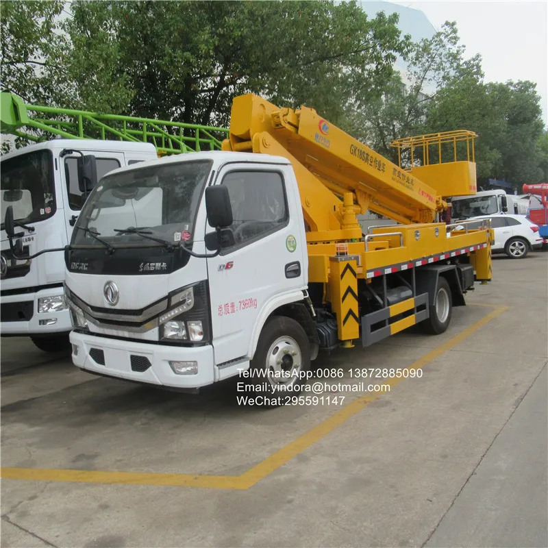 JMC 6 wheeler 18m 20m 22m 26m 28m Китай гидравлический телескопический ковш телескопическая платформа для авиационной работы