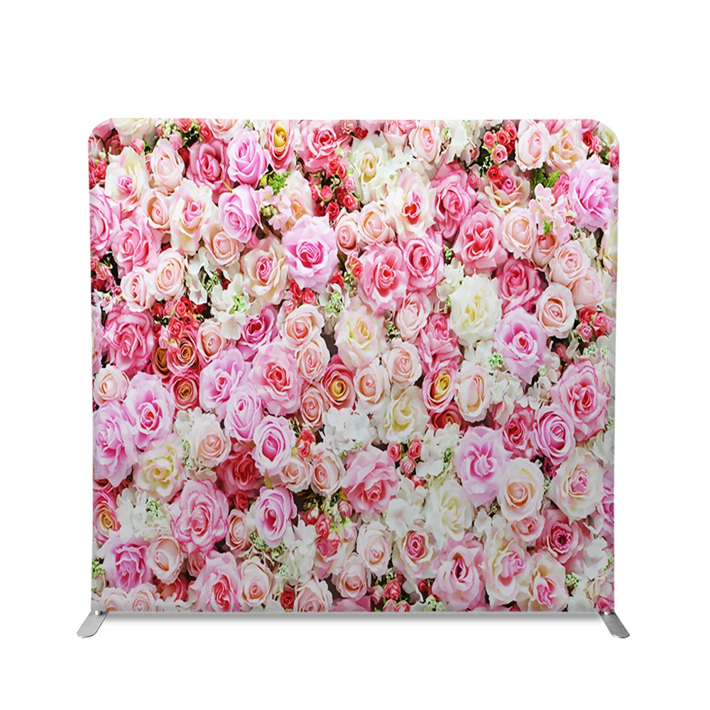 8x8ft rectangle aluminum frame pillow case cover custom photo booth photography backdrop stand