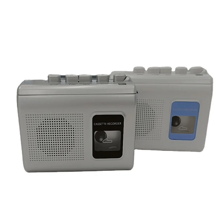 Ready to Ship Mini Audio Wholesale Mechanism Portables Retro Tape Recorder with Walkman Cassette Player