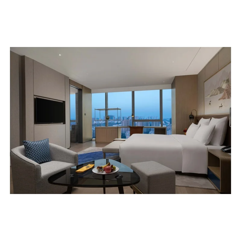 Modern Design USA Hotels Holiday Inn Express Hotel Bedroom Furniture King Size Bedroom Set