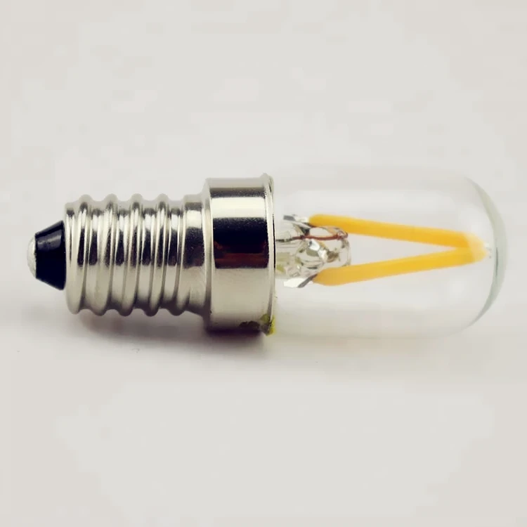 1W Fridge Lamp E12 E14 LED Filament Refrigerator Lightbulb T20 Night pilot Bulb Household Appliances LED Indicator Bulbs