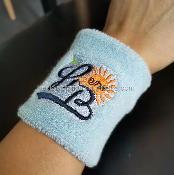 Unisex Elastic Wrist Sweat Bands Fitness Sports Basketball Baseball Tennis Cotton Wrist Band