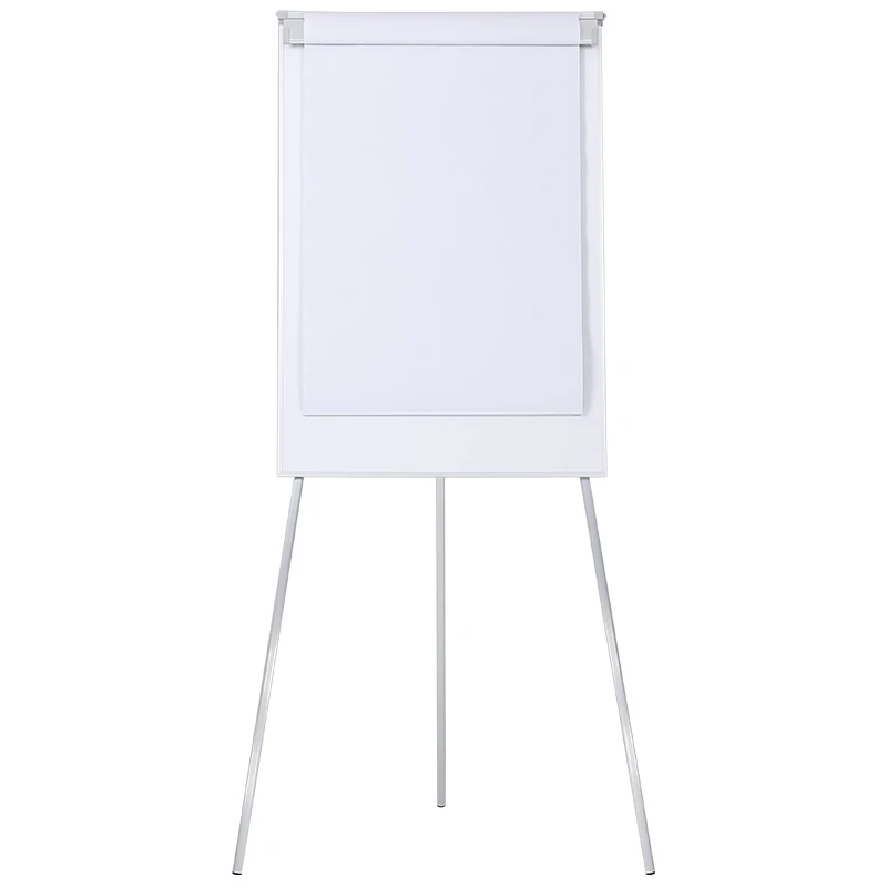 Hot Sale 70*100cm  Aluminum Stand Easel Mobile Movable Magnetic Whiteboard Flip Chart for Office Teaching Meeting