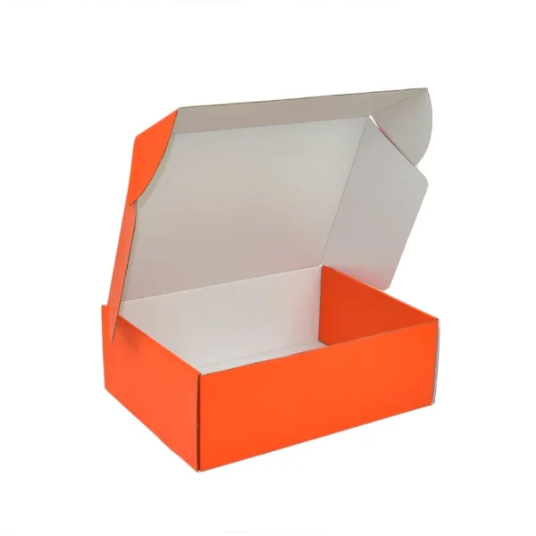 Wholesale Custom Logo Printing White Corrugated Pizza Food Box Bio Material Carton Snacks Candles Candies Display Foil