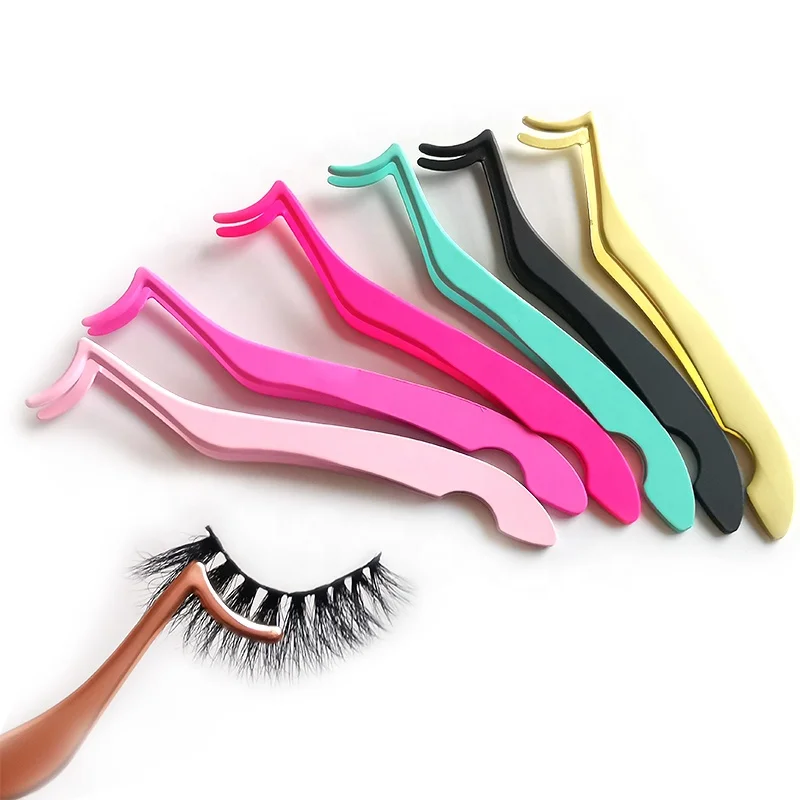  Custom lash tools eyelash tweezers private label