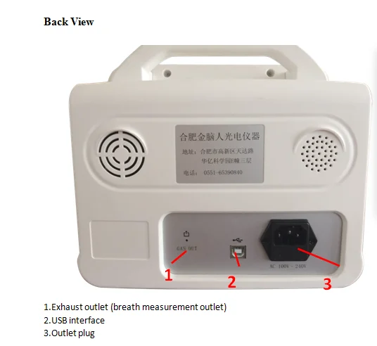 Veterinary equipment vet hospital multiparameter monitor with ECG