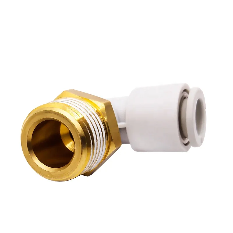KQ2L SMC Male Elbow 6mm Pneumatic Fitting Push Lock Fittings KQ2L06-01S High Quality Pneumatic Fitting For Pipe Connect
