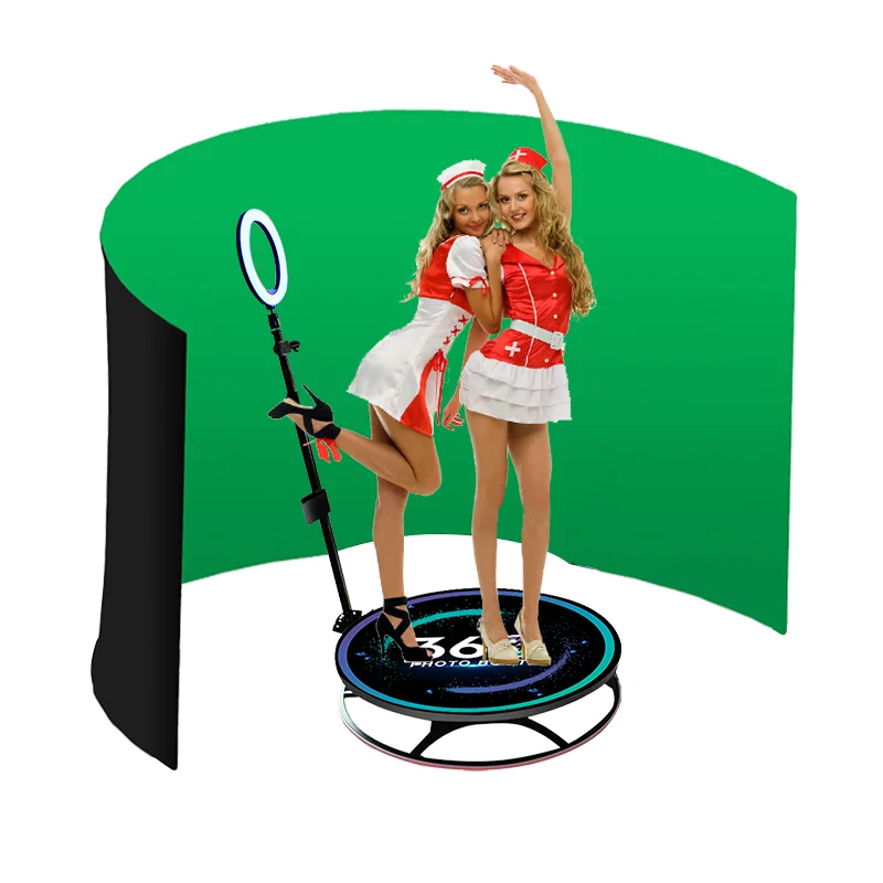 orcavue xl 360 video booth backdeop ls vision 360 photo booth machine instant prints 100 cm 360 photobooth with software
