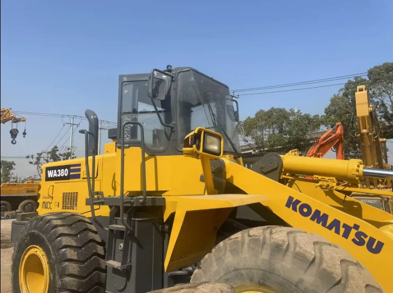 Высокоэффективный Колесный погрузчик Komatsu Wa380 колесный Wa380-3 Wa380-6