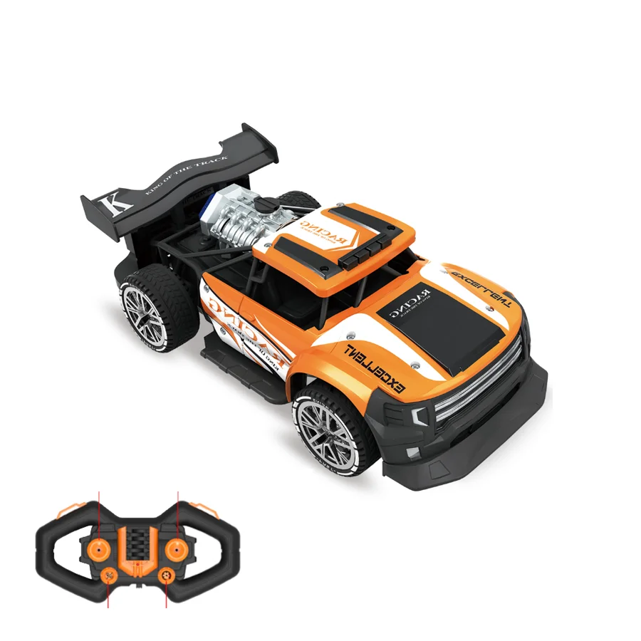 27MHZ Remote Control Electric Racing Car 360 Rc Colorful Rc Drift Car Off Road Children Toys Stunt Car
