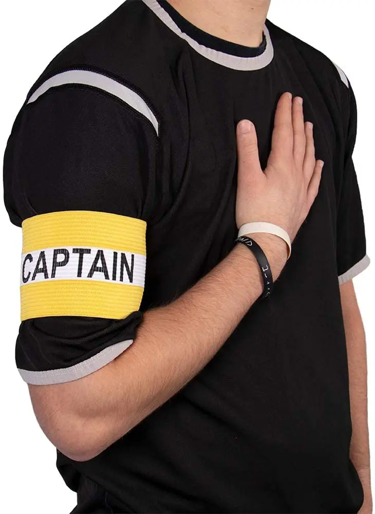 Wholesale Personalized Reusable Elastic Band Football Captain Armband