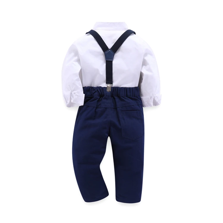
WSG17 fashion kid boys clothes Long sleeve shirt + Pants casual Children baby boy clothing sets 