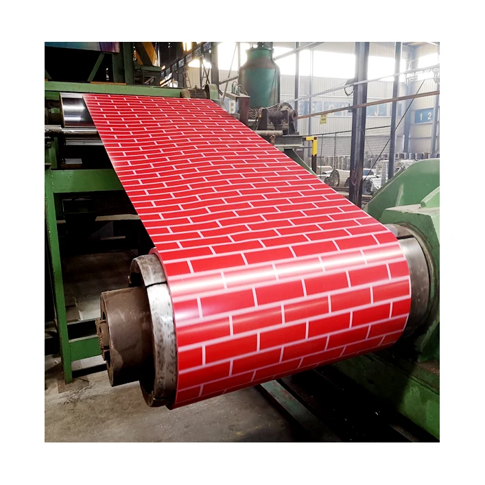 Самый популярный класс PPGI PPGL предварительно окрашенный кирпич дизайн