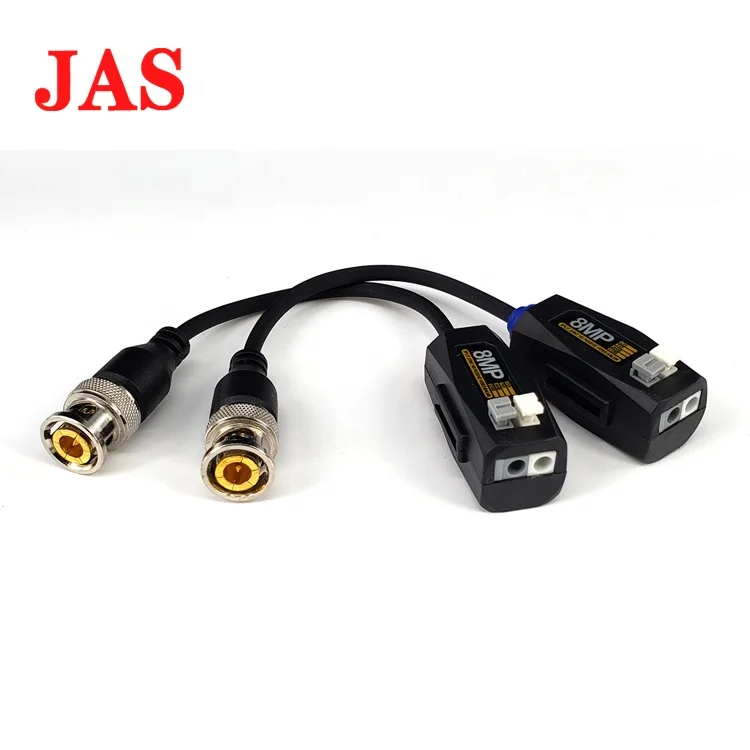  best seling cctv accessories AHD CVI TVI 1080p 5mp 8MP 4K video balun