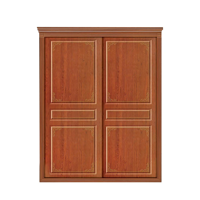 
Лидер продаж, фанера хорошего качества, ламинированная смывная двойная дверь для гардероба отеля 