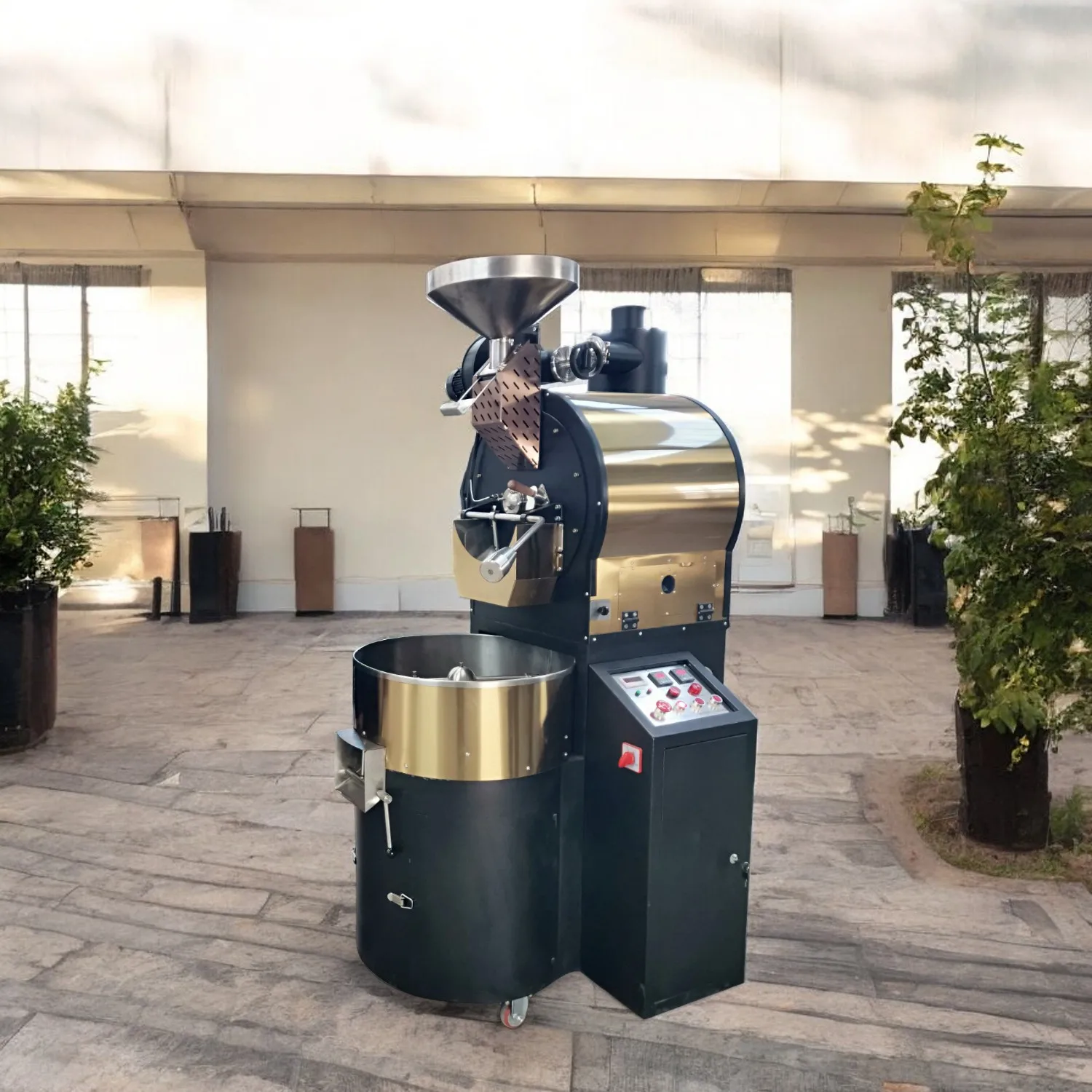 Commercial 6kg Programed Roster Roasting Industrial Vitnam Industrials 15kg Probat Coffee Roaster Machine