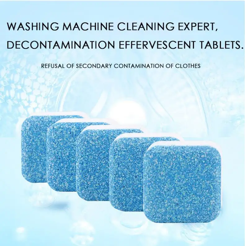 High foam powerful washing machine cleaner / OEM wholesale Custom LOGO packing Laundry Washer Machine Cleaner tablets