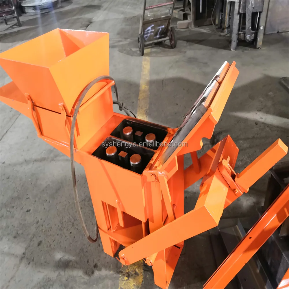 Manual  Interlocking Earth Brick Making Machinery Sand Block Machine for QMR2-40