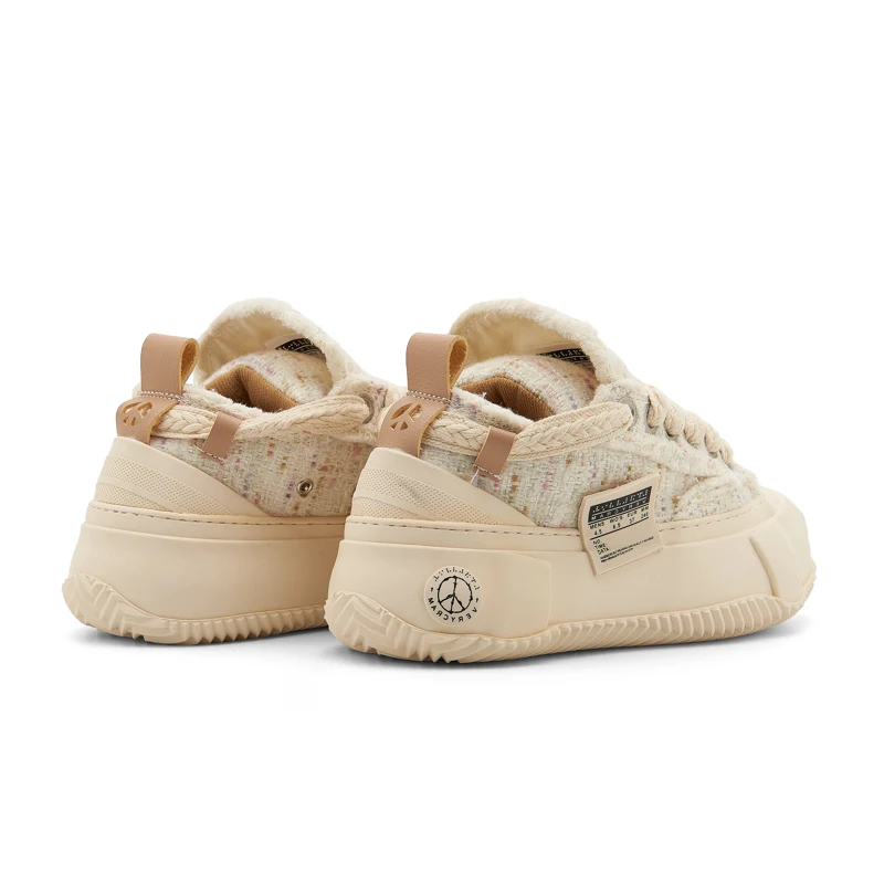 Size 36-45 Custom Couples Canvas Casual Shoes Trendy Flat Vintage Color Low Top Men Trainer Sneaker Thick Soles Shoes