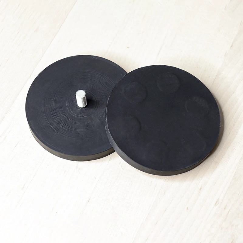 Wholesale Price Soft Rubber Coated Strong Neodymium Magnet With 1/4 Thread