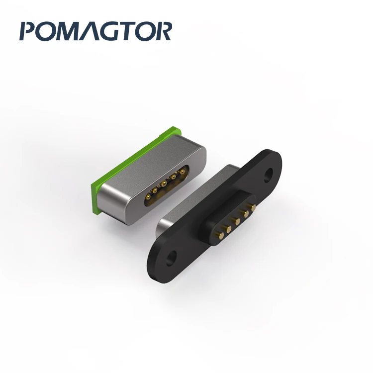 5 Pin  Magnetic  Connector Waterproof IP67 from Direct Manufacturer Pomagtor