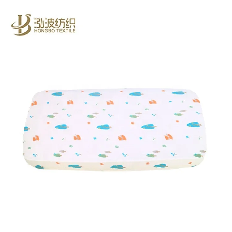 
Customized Newborn Muslin Cotton Baby Crib Fitted Sheet Baby Bassinet Sheet 