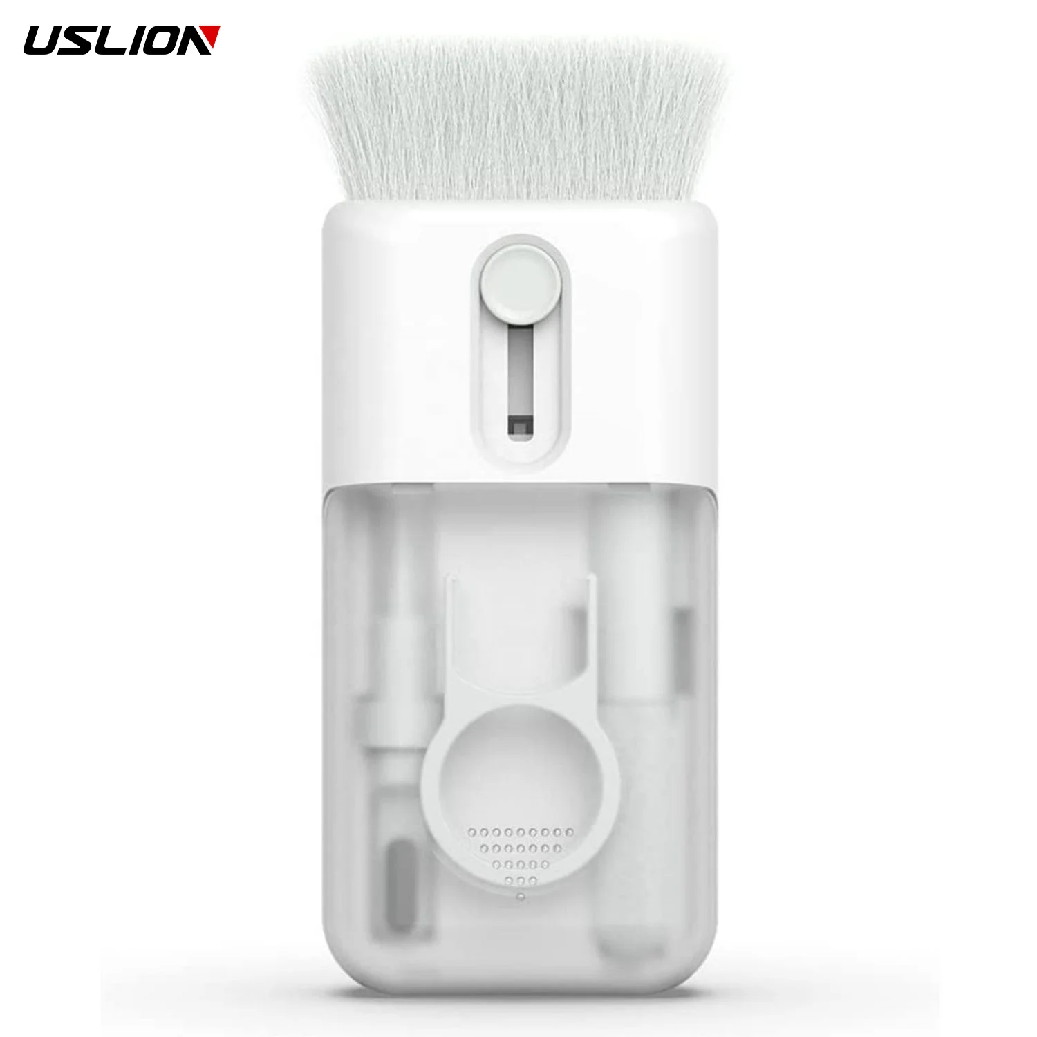 USLION 6 In 1 Cleaner Kit Earphone Cleaning Pen Earbuds Case Cleaning Tools for Keyboard Notebook Car Dashboard Clean Brush