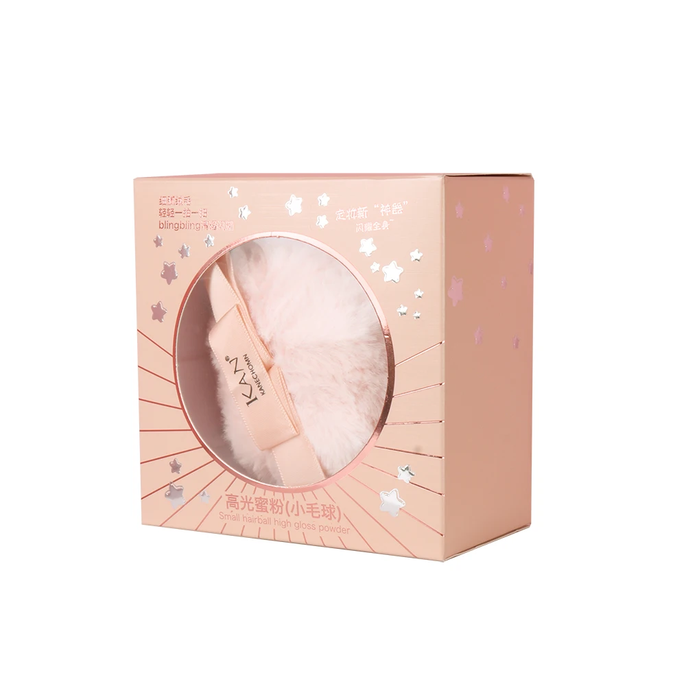 Wholesale KAN Hot Shiny Loose Powder Plush Ball Puff Facial Highlights Body Powder Soft Comfortable Makeup Tools