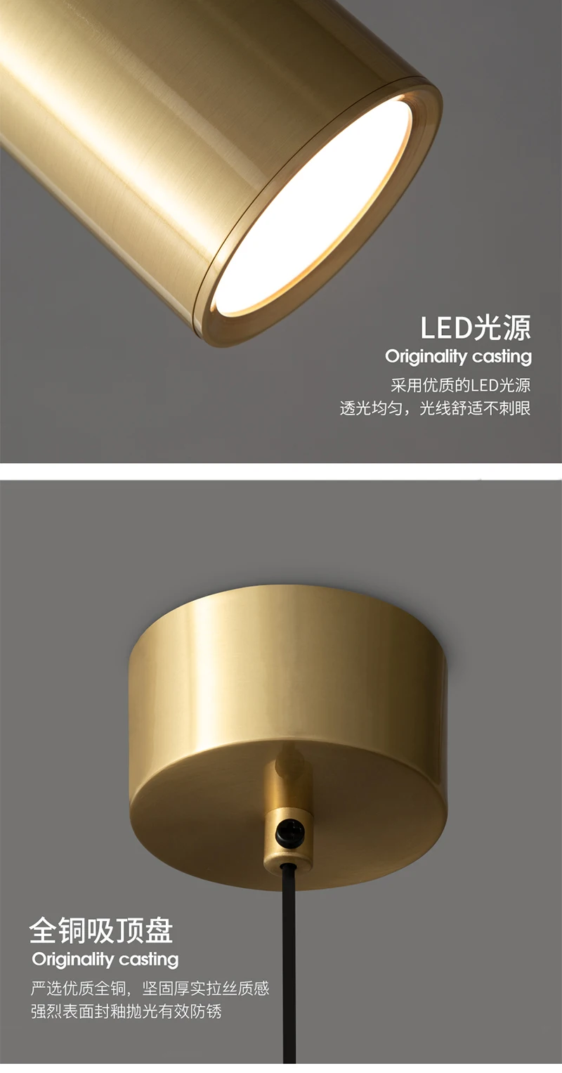 D7515A chandelier  zhong shan factory chandelier led dining design copper low price chandelier pendant lighting