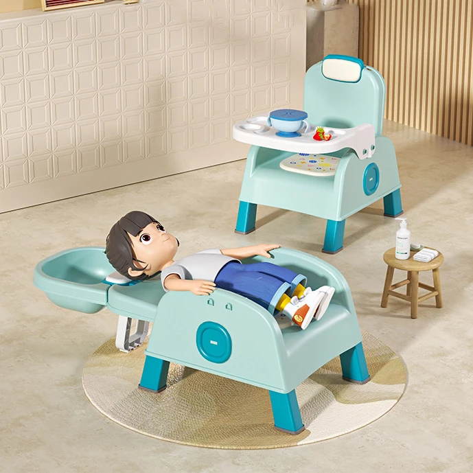 Multifunctional Home Shampoo Chair for Newborns PP Material Anti Slip and Stable Child Seat Adjustable Child Feeding Chair