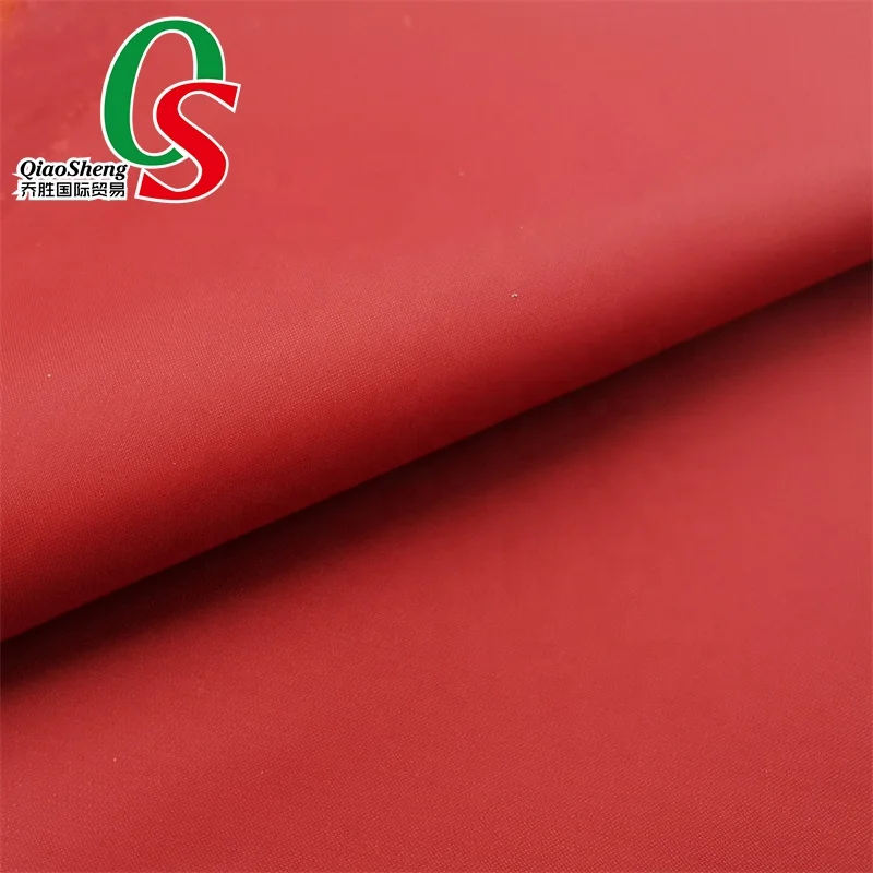 100%nylon downproof windproof water Repellent plain taffeta heavy cire oil calender fabric for down jacket warm cloth