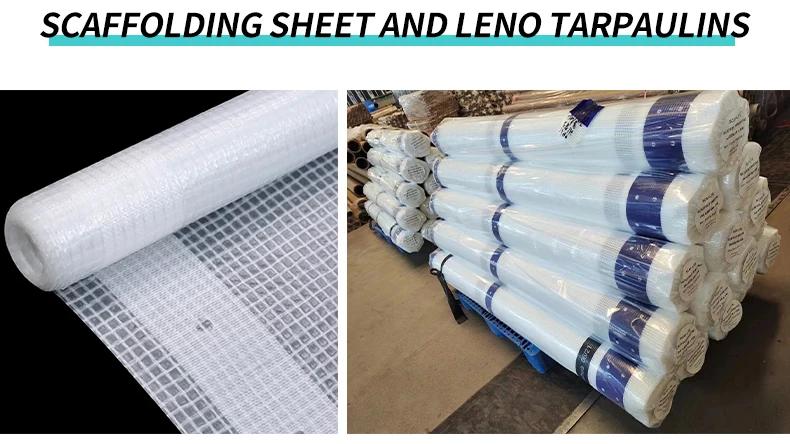 fire retardant poly tarp tent waterproof heavy duty PE Scaffolding mesh Tarpaulin for construction