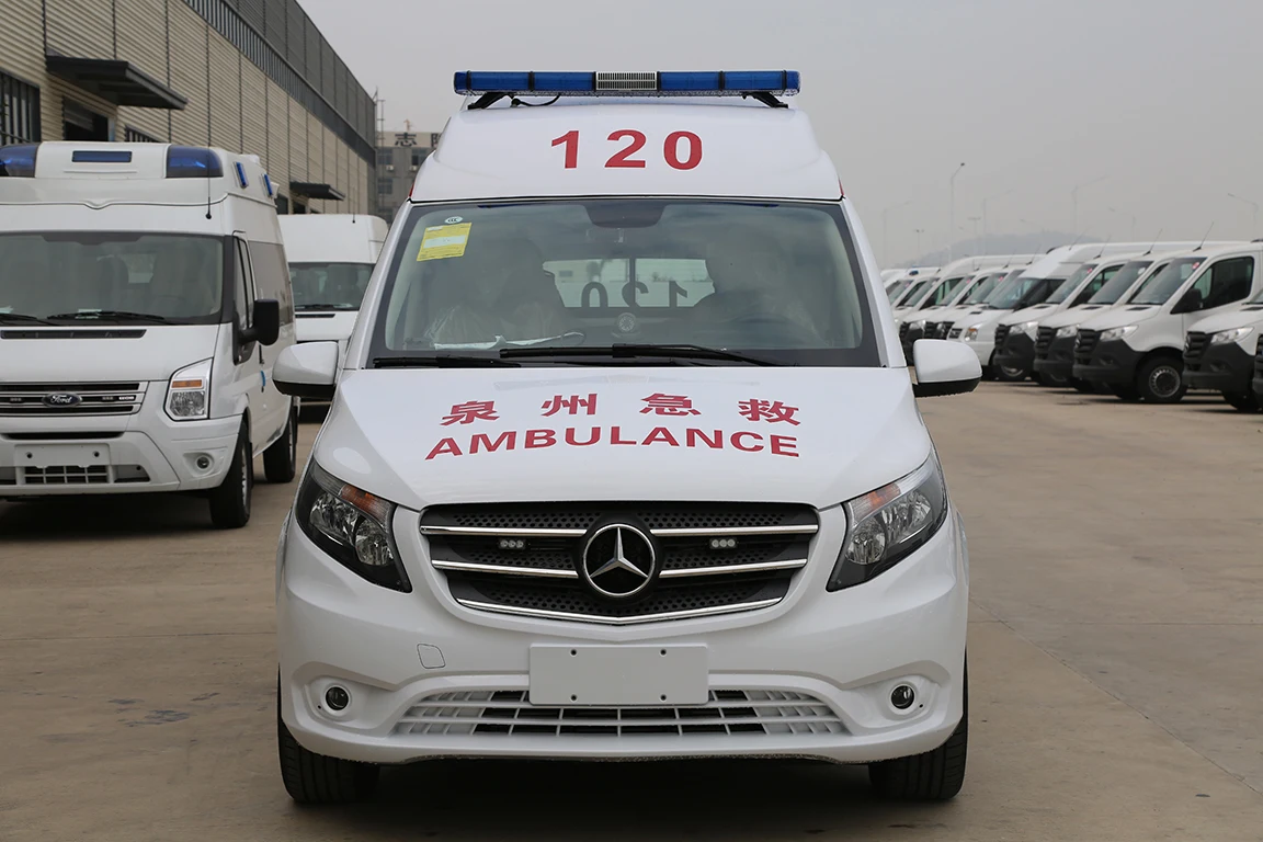 Vito Negative Pressure Ambulance Vehicle(euro 6 AT) Automatic High Roof Ambulance Car Gasoline