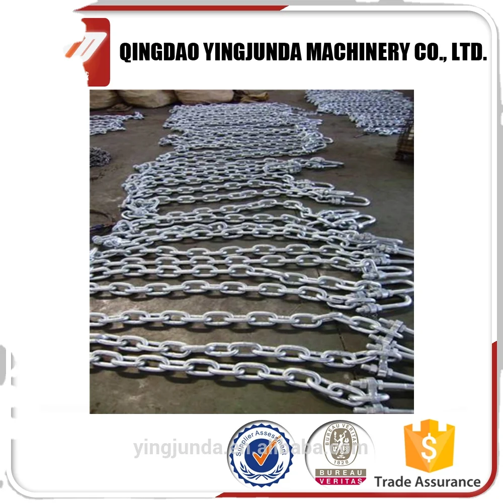 Self Color IRON LONG LINK Chain DIN766 Welded Chain Standard Alloy
