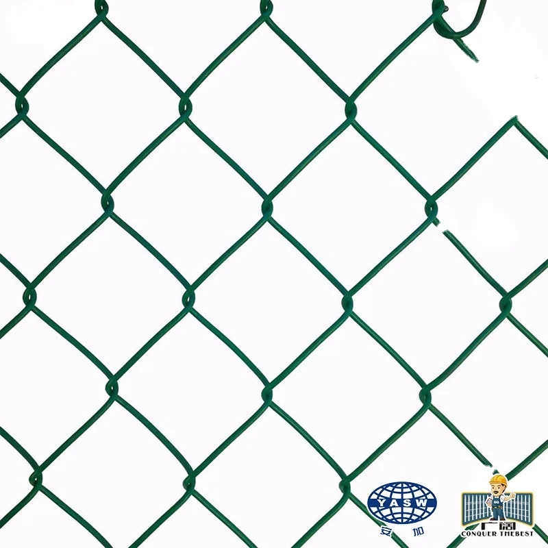 Durable Low Price Pvc Coated Galvanized Chain Link Fence Diamond Wire Mesh
