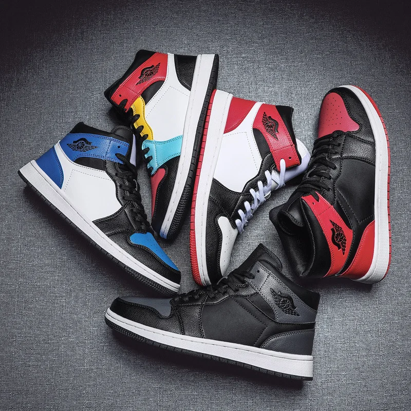 
new high-top sport shoes couple air j basketball sneakers men casual running shoes large size 39-46 