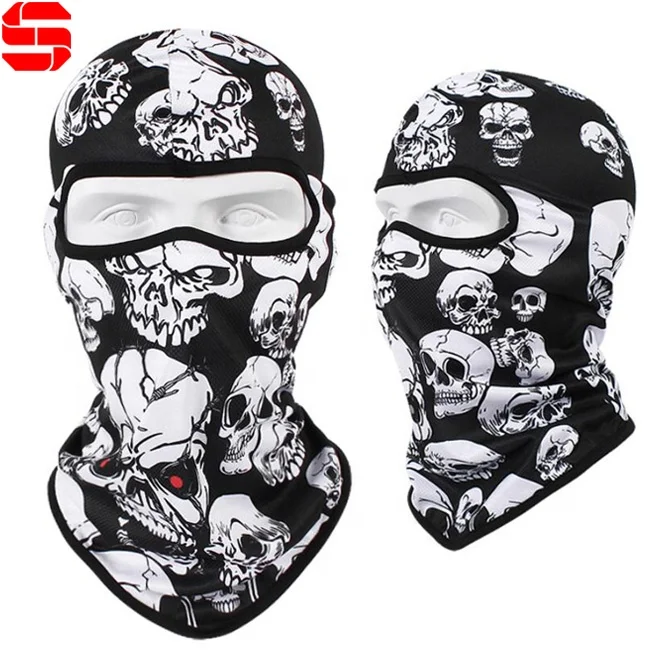 Wholesale Ski Mask Elastic Balaclavas Custom Logo Sublimation Print Balaclava for promotion