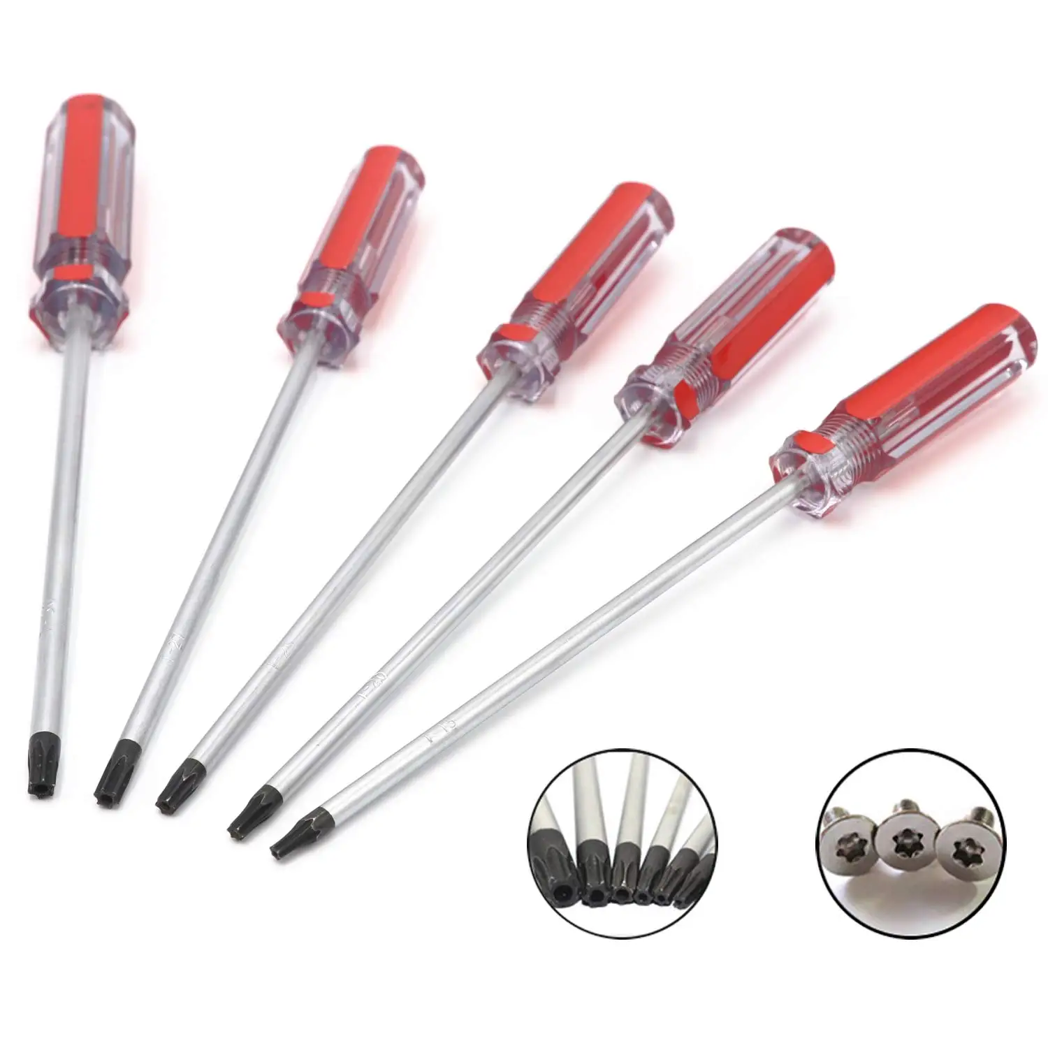 Набор отверток T15 T20 T25 T27 T30 Torx 6 дюймов магнитные отвертки driver Star Bit