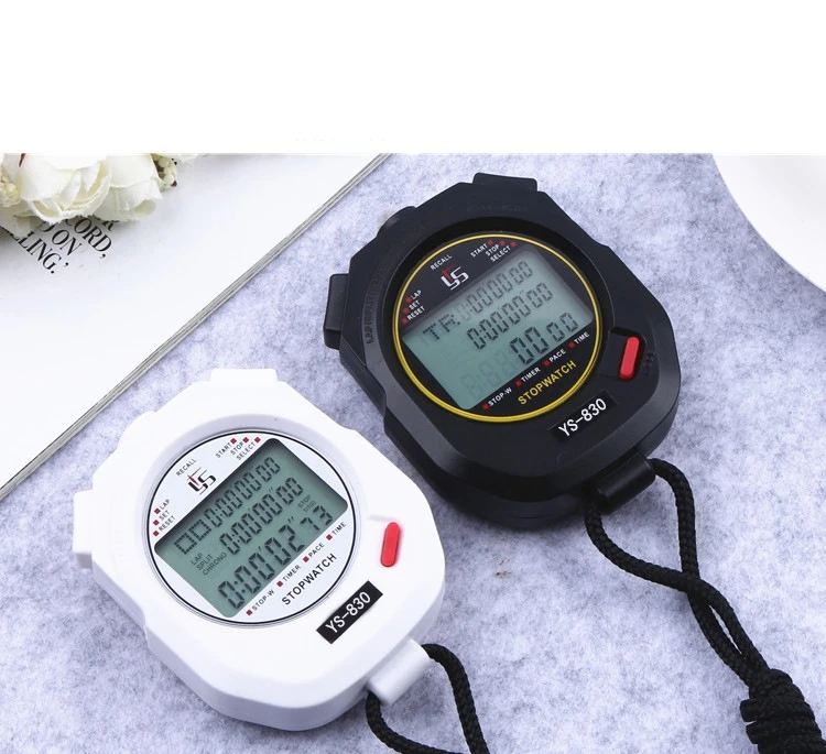 Цифровой таймер, многофункциональный портативный секундомер для занятий спортом на открытом воздухе, бега, тренировок