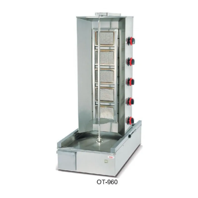 Commercial LPG Gas Stainless Steel Shawarma Machine Hotel & Restaurant Supplies Chicken Doner Kebab Toaster Manufacturer