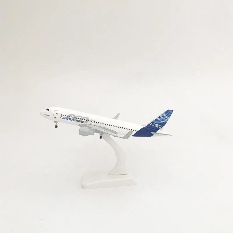 Модель аэробуса A320 neo из сплава с шасси 18 см 1:200 масштаб