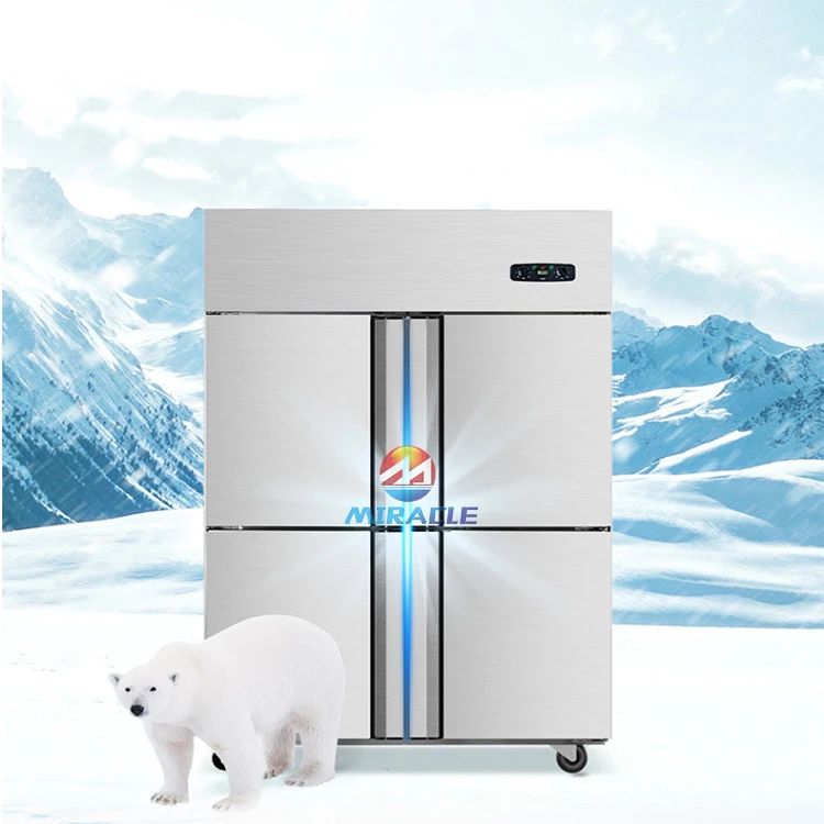 Kitchen use commercial chiller fridge refrigerator machine price