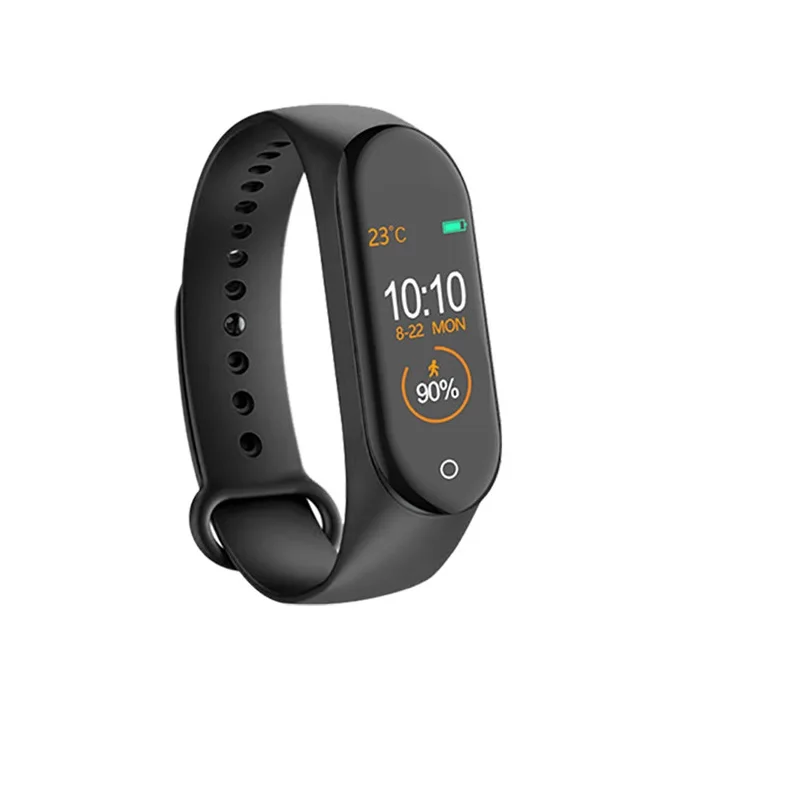 
M4 Smart Wristband Waterproof Blood Pressure Heart Rate Monitor FitnessTracker Smart Bracelet Band Watch Sport Pedometer 