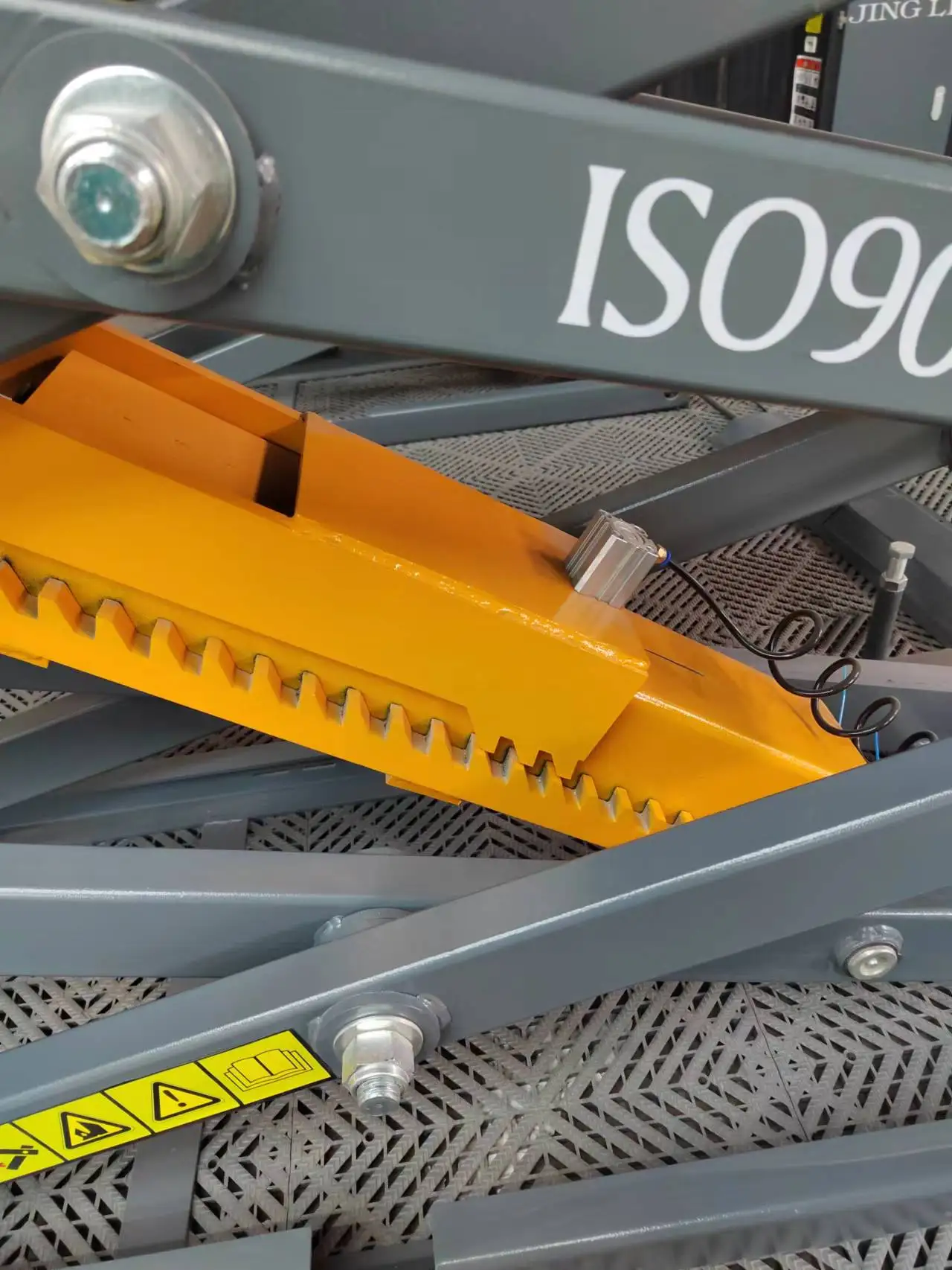 3500kg Full Rise in Ground Double Scissor Pneumatic Release Drive Scissor Car Elevator Lift