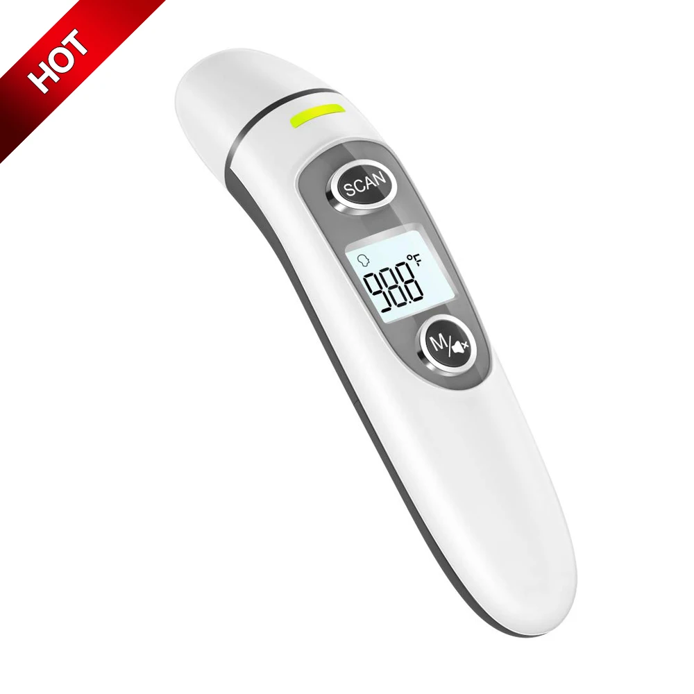 
Factory Stock LCD Digital Display Clinical Medical Temperature Instruments Baby Forehead Ear Infrared Thermometer  (60772078111)