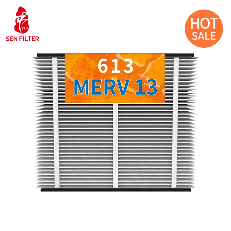 Compatible with AprilAire filter 613 Replacement Filter Air Purifier 1625FG - MERV 13, Healthy Home Allergy, 16x25x4 Air Filter