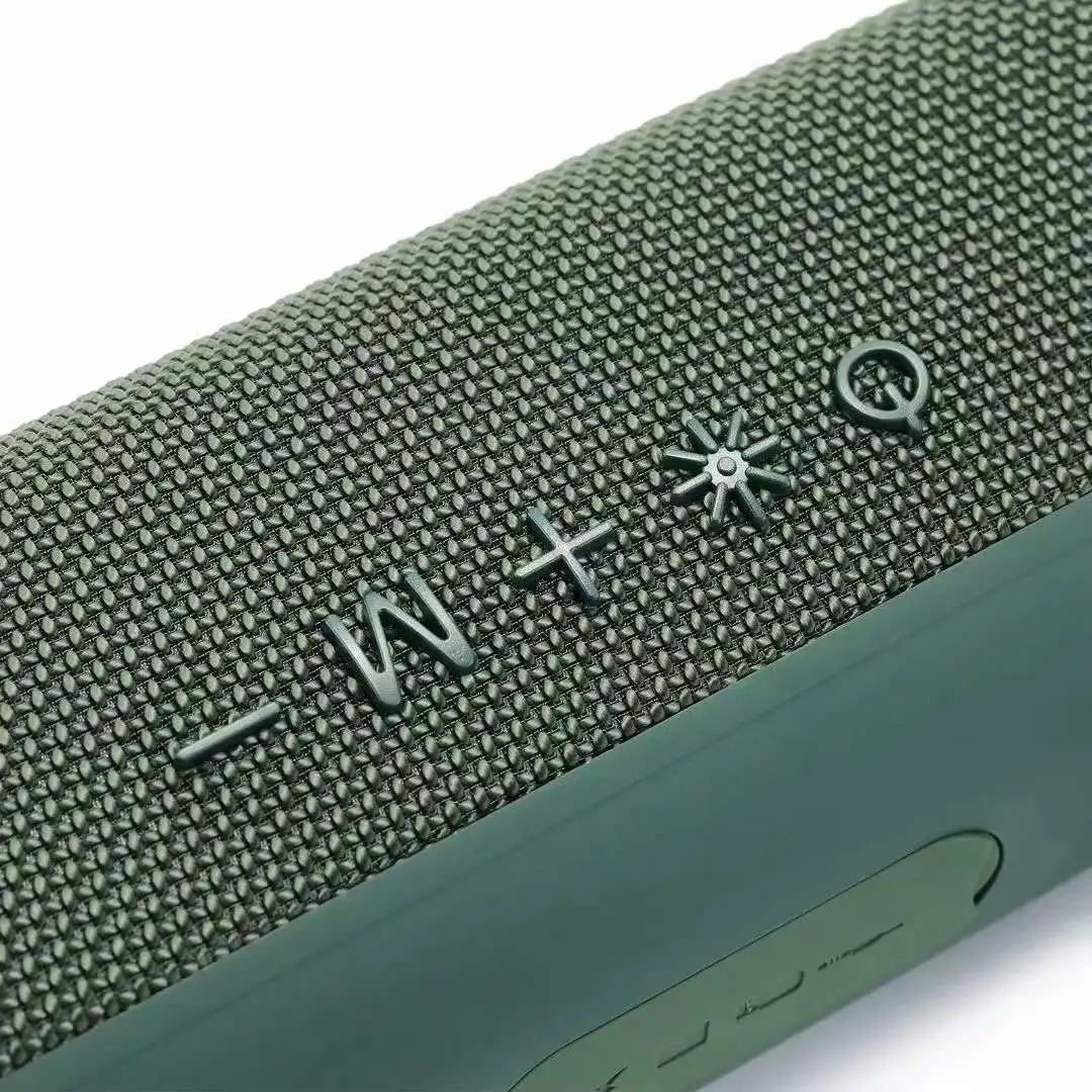 Wireless Woofer Hifi Bass Active Portable Outdoor Waterproof Fabric BT Speaker TG-375 RGB LED Colorful Light powerful speaker