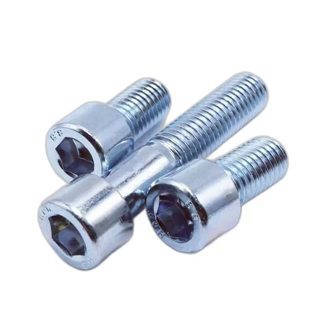 8.8 Grade Galvanized M3-M16 Hex Socket Head Screws Industrial Grade Hex Bolt